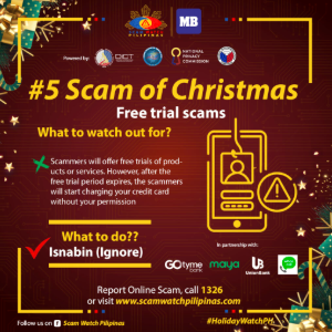 Holiday scam poster 5