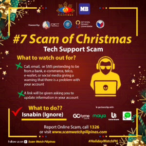 Holiday scam poster 7